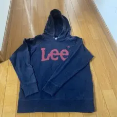 Lee フード付きパーカー L ネイビー