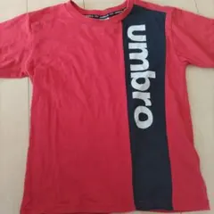 umbro Tシャツ 140 レッド/ネイビー