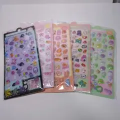 ぷっくり立体 3Dシール 5枚セット