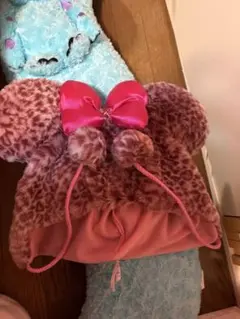 東京ディズニーリゾート ピンクレオパードキャップ