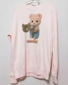 シルバニアファミリー　くまの赤ちゃんトレーナー　ピンク