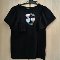 Jenni Love フリル袖 Tシャツ 黒　140