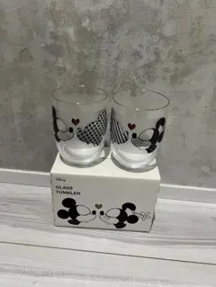 【新品未使用】Disney ミッキー ミニー グラス タンブラー 2個セット
