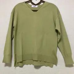 AZUL by MOUSSY Vネック薄手ニット S