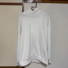 オーバーサイズ プルオーバーパーカー ホワイトのサムネイル