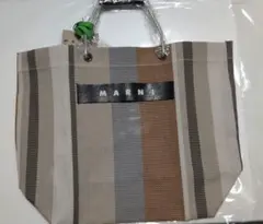 MARNI MARKET ストライプ トートバッグのサムネイル