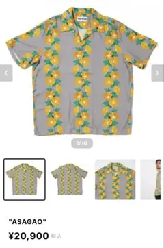 新品未使用品 NEAT ALOHA ASAGAO アロハシャツのサムネイル