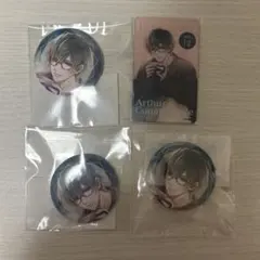 イケメンヴァンパイアぷちコレくじちゃれくじ 缶バッジ アクリルカード アーサー