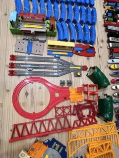 【大量約380点！】プラレール部品セット レール・橋・車両