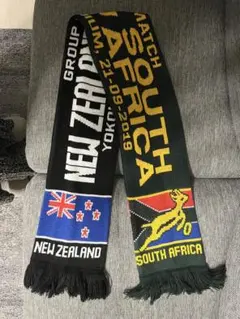 ラグビーW杯 2019 ニュージーランド対南アフリカ マフラーのサムネイル