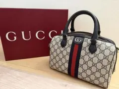 希少 GUCCI 〔オフィディア〕スモール ボストンバッグ 極美品 現行販売 