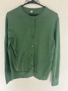 UNIQLO グリーン カーディガン XL