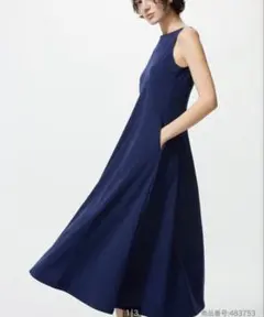 UNIQLO ウルトラストレッチエアリズムワンピース 丈長め