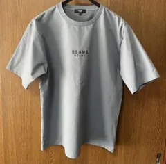 BEAMS HEART ロゴ 半袖Tシャツ L スモーキーブルー