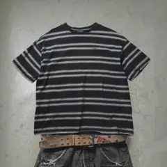 y2k Ocean Pacific ボーダーTシャツ 短丈 cityboyのサムネイル