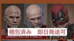 ホットトイズ　デッドプール　バトル版　眼球可動アボカドヘッド&半マスクヘッド ホットトイズ デッドプール バトル版 眼球可動アボカドヘッド&半マスク