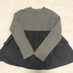 branshes/フリル付き長袖カットソー