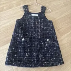 h&mキッズ　ツイードワンピース　2〜4Y