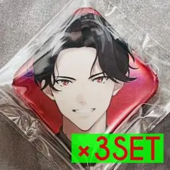 【匿名配送】刀剣乱舞 大本丸博 スクエア 祝装 缶バッジ 豊前江3点セット
