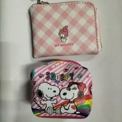 ♥激安MY MELODY スヌーピー コインケース