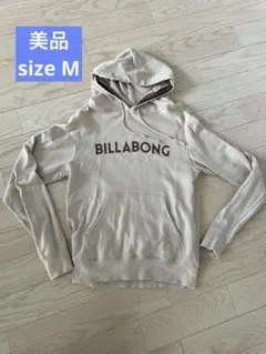 BILLABONG ベージュ　薄手　パーカー　トレーナー