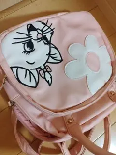 ディズニー マリーちゃん リュック ピンク