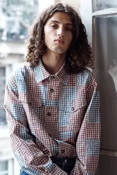 APC x JESSICA OGDEN パッチワークシャツ