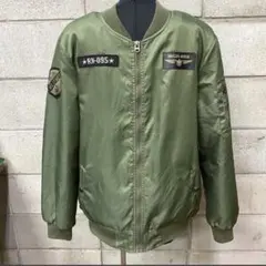 激レア 美品 MA-1 フライトジャケット Gフォース L カーキ ゴジラ