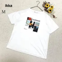 【イッカ ikka】半袖 Tシャツ トップス カットソー ホワイト系 Mのサムネイル