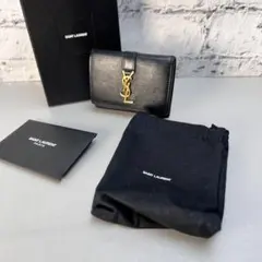 Yves Saint Laurent ロゴ 三つ折り財布A-11402