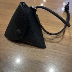 vasicレザー三角小物入れチャーム