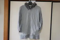 comme ca lsm　フードにフィックファー　ジップアップパーカー
