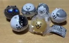 【未開封品】にゃんこ大戦争　カプキャラ　ライトマスコット　ガチャガチャ6個セット