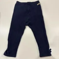 ミキハウス　レギンス　ネイビー　リボン　90のサムネイル