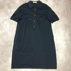 ADORE （38） 短袖連衣裙 半鈕釦 膝長