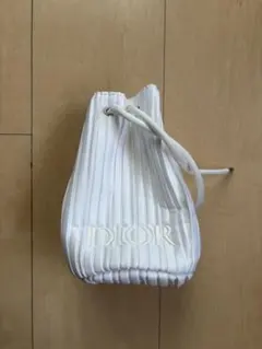 ☆新品未使用！［Dior］プリーツ巾着型ポーチ　ノベルティ☆