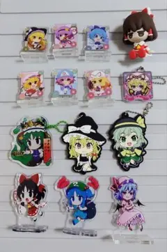 東方Project × きゃらとりあ アクリルキーホルダー MD-877 - メルカリ