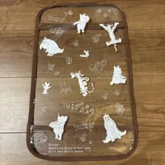 くまのプーさん ランドセルカバー 透明 ブラウン