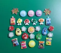 ※네일파츠 M&M's Food M 초콜릿 플라워 캔디 세트 G-7