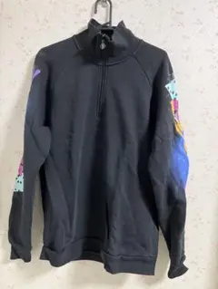 adidas ハーフジップ 長袖 トップス L ブラック/マルチカラーのサムネイル