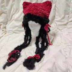 手編み帽子