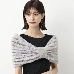 新品★定価12,000円★PECHINCHAR★チャコールグレー スヌード