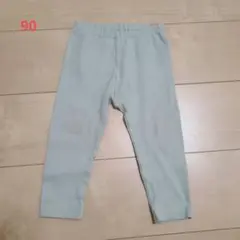 【ユニクロ】レギンス　リブ　10分丈　90