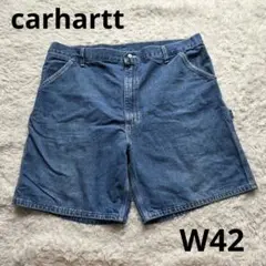 Carhartt ペインター ショートパンツ 42 革パッチ デニムのサムネイル