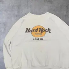 HardRockCafe ハードロックカフェ ロンドン スウェットL ホワイト