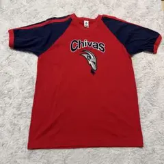 Chivas ラグランTシャツ レッド ネイビー