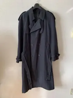 DASSAULT HOMME 黒メンズトレンチコート LL