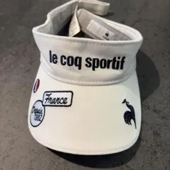 le coq sportif ホワイトバイザー Fサイズ