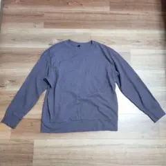 ユニクロ　ソフトニットフリースクルーネックT　М
