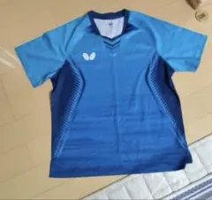 お値下げ可！】Butterfly 卓球ウェア Ｌサイズ 青